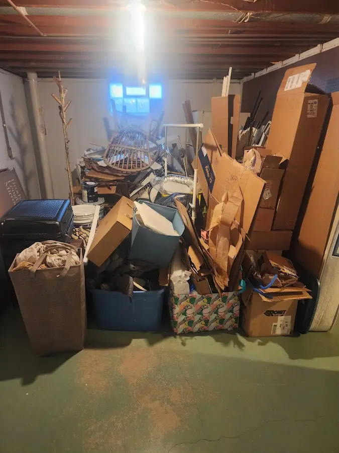 Roll-off dumpster container at job site for Yard Waste Dumpster Rental in Ponce Inlet